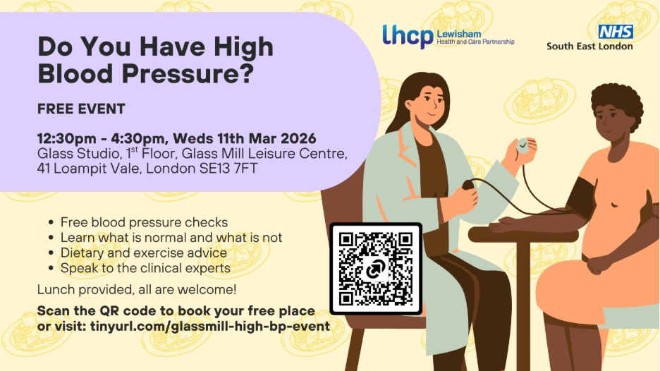 Understand High Blood Pressure – Free Session in Lewisham